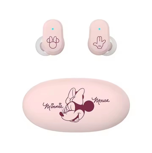 Disney Minnie Mouse Noise Cancelling Wireless Earbuds Headphones - Picture 2 of 14